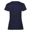 foto 2 Dames T-shirt donkerblauw te personaliseren te bedrukken