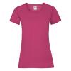 Dames T-shirt fuchsia te personaliseren te bedrukken