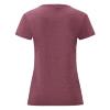 foto 2 Dames T-shirt heather burgundy te personaliseren te bedrukken