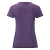 foto 2 Dames T-shirt heather purple te personaliseren te bedrukken