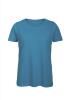 Dames T-shirt lichtblauw te personaliseren bedrukbaar
