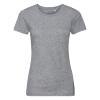 Dames T-shirt lichtgrijs bedrukbaar te personaliseren