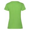 foto 2 Dames T-shirt limegroen te personaliseren te bedrukken