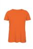 Dames T-shirt oranje te personaliseren bedrukbaar