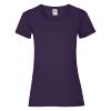 Dames T-shirt paars te personaliseren te bedrukken