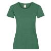 Dames T-shirt retro heather green te personaliseren te bedrukken