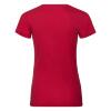 foto 2 Dames T-shirt rood bedrukbaar te personaliseren