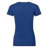 foto 2 Dames T-shirt royal blauw bedrukbaar te personaliseren
