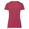 foto 2 Dames T-shirt vintage heather red te personaliseren te bedrukken