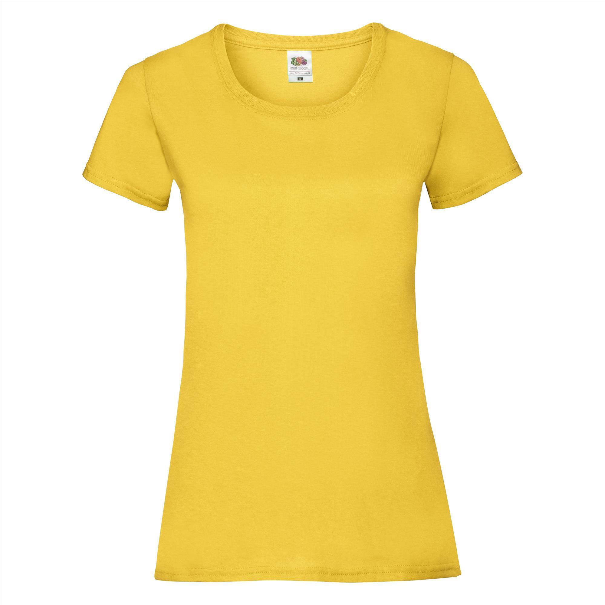 Dames T-shirt zonnebloem geel te personaliseren te bedrukken