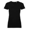 Dames T-shirt zwart bedrukbaar te personaliseren