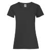 Dames T-shirt zwart te personaliseren te bedrukken