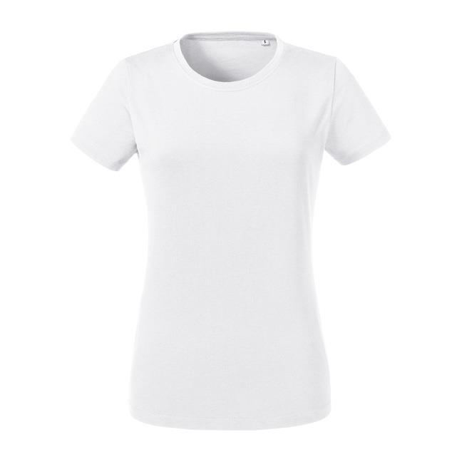 Duurzaam T-shirt voor haar wit te personaliseren te bedrukken