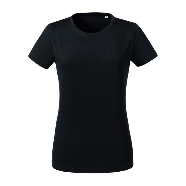 Duurzaam T-shirt voor haar zwart te personaliseren te bedrukken
