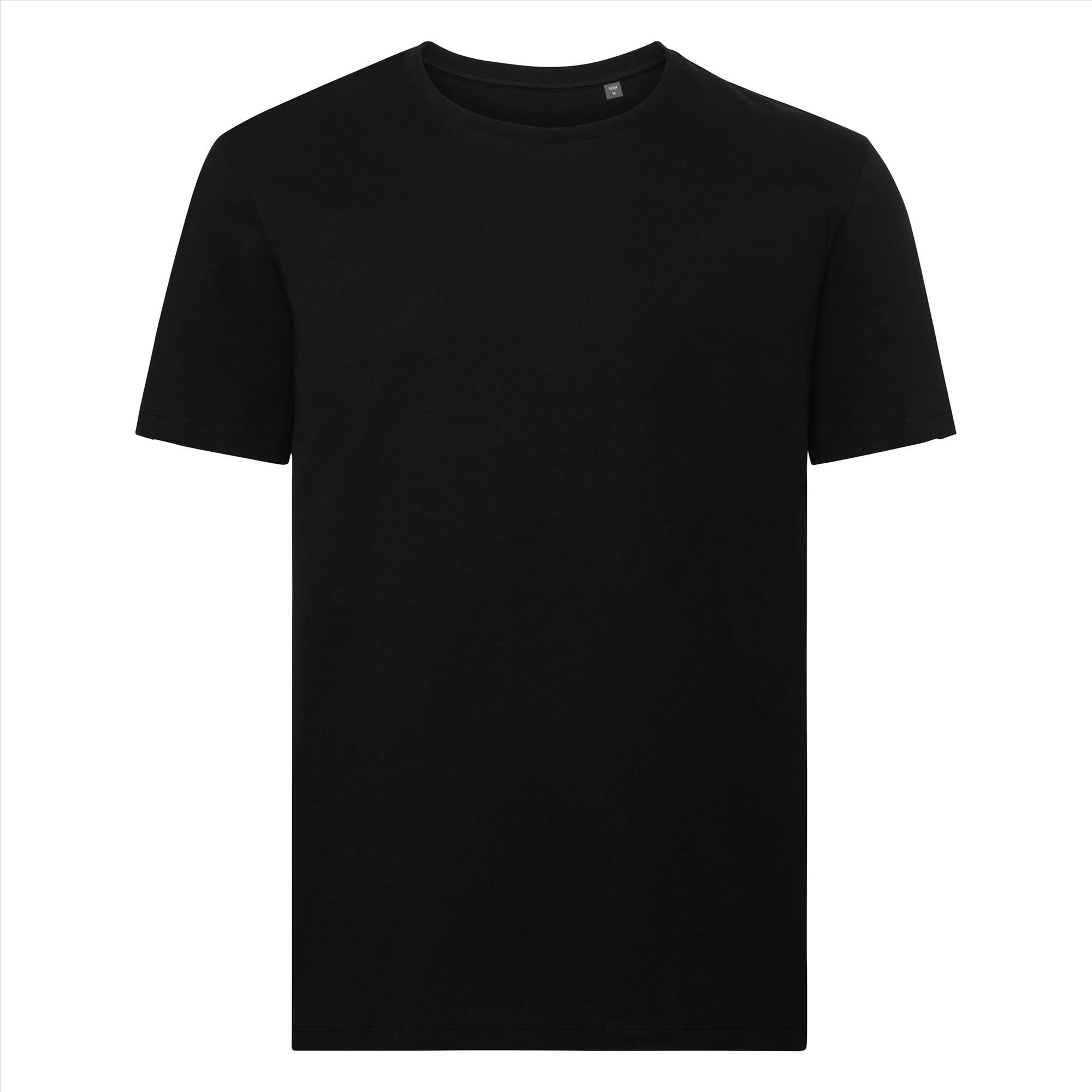 Duurzaam T-shirt voor hem zwart te personaliseren te bedrukken