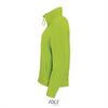 foto 3 Fleece jas voor dames limegroen te personaliseren bedrukken. 