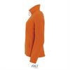 foto 3 Fleece jas voor dames oranje te personaliseren bedrukken. 