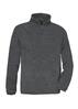 Fleece trui charcoal voor mannen te personaliseren