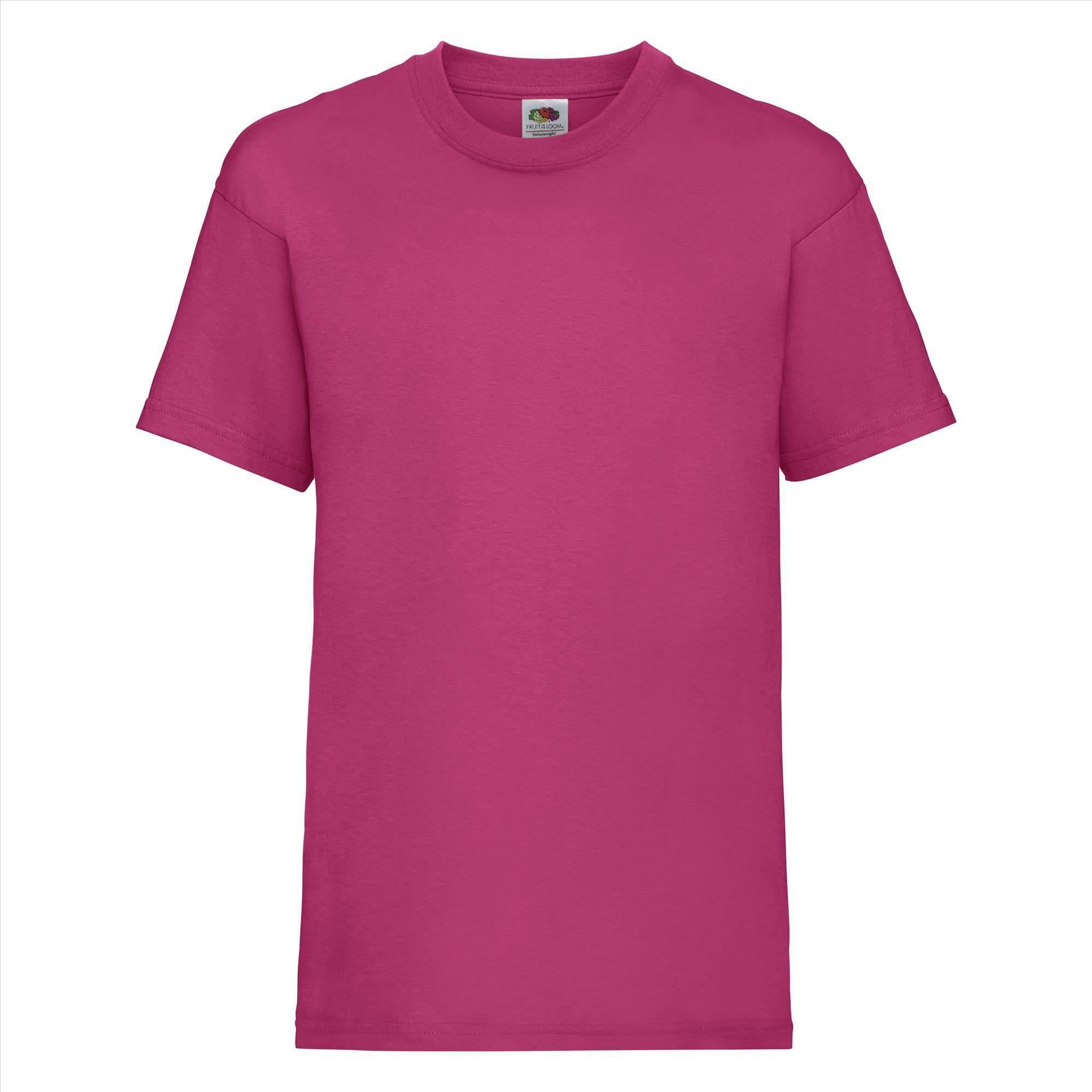 Gepersonaliseerde Kinder T-shirt fuchsia Kinderkleding bedrukken