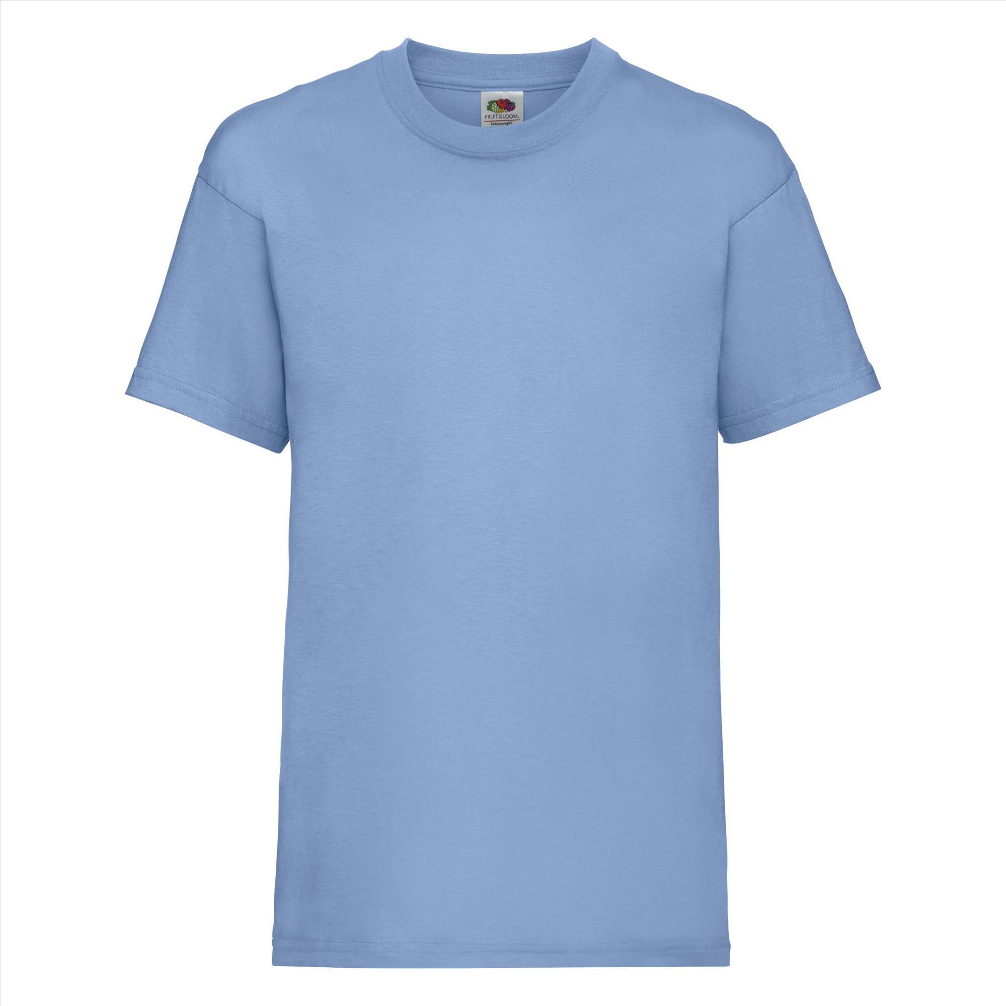 Gepersonaliseerde Kinder T-shirt hemelsblauw Kinderkleding bedrukken