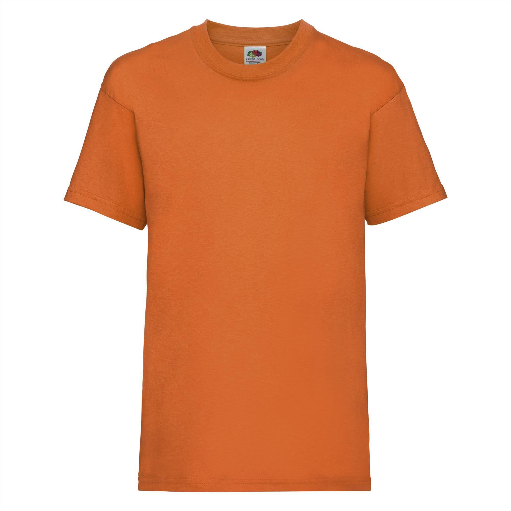 Gepersonaliseerde Kinder T-shirt oranje Kinderkleding bedrukken