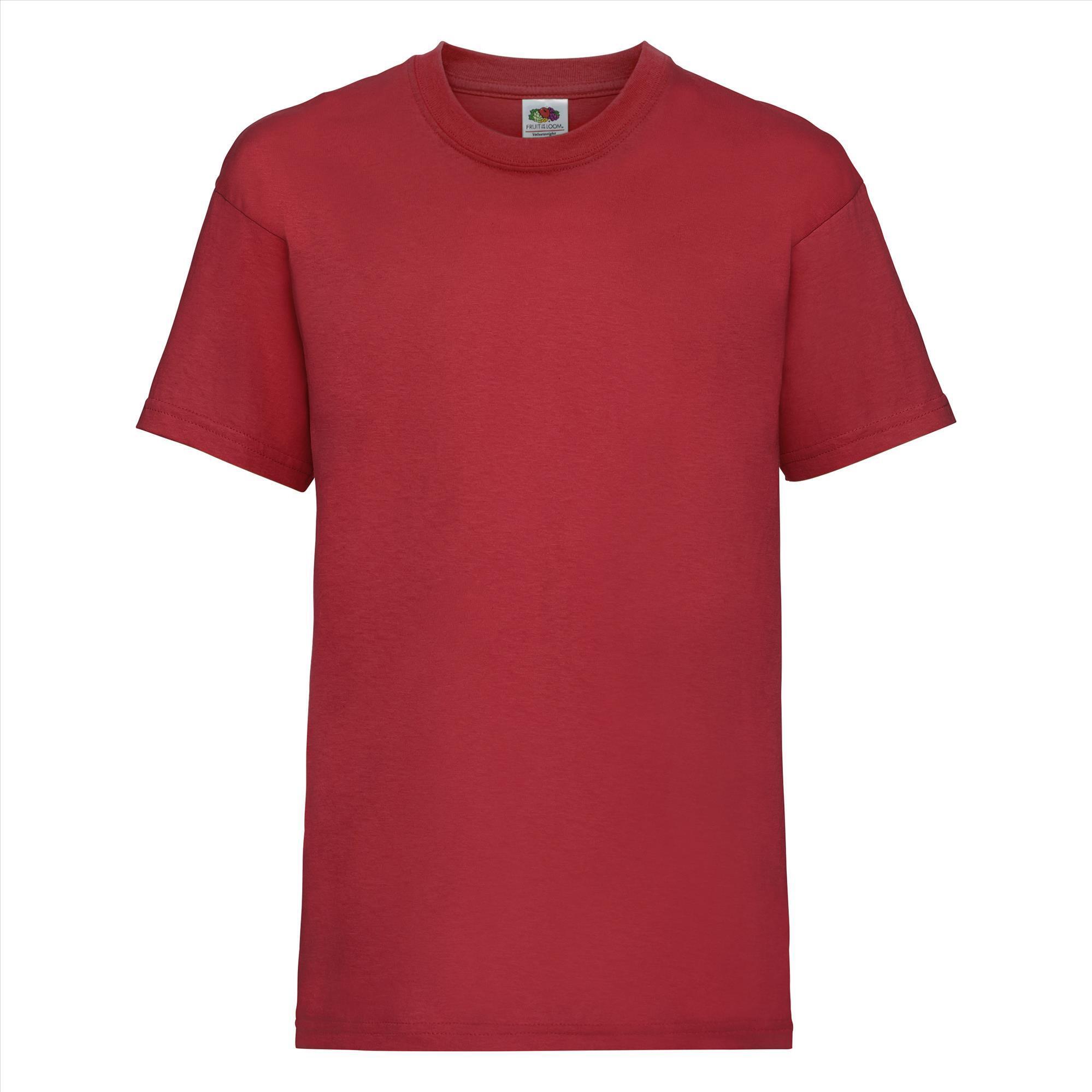 Gepersonaliseerde Kinder T-shirt rood Kinderkleding bedrukken