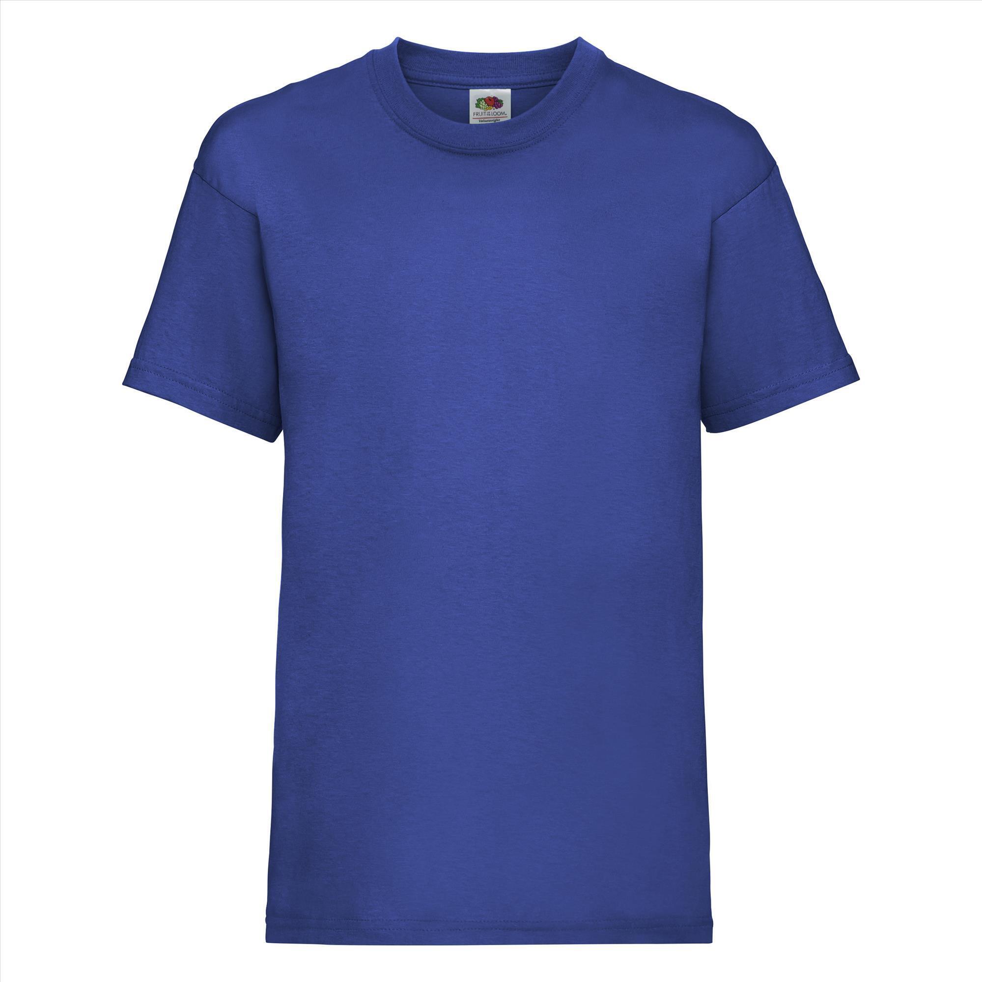 Gepersonaliseerde Kinder T-shirt royal blauw Kinderkleding bedrukken