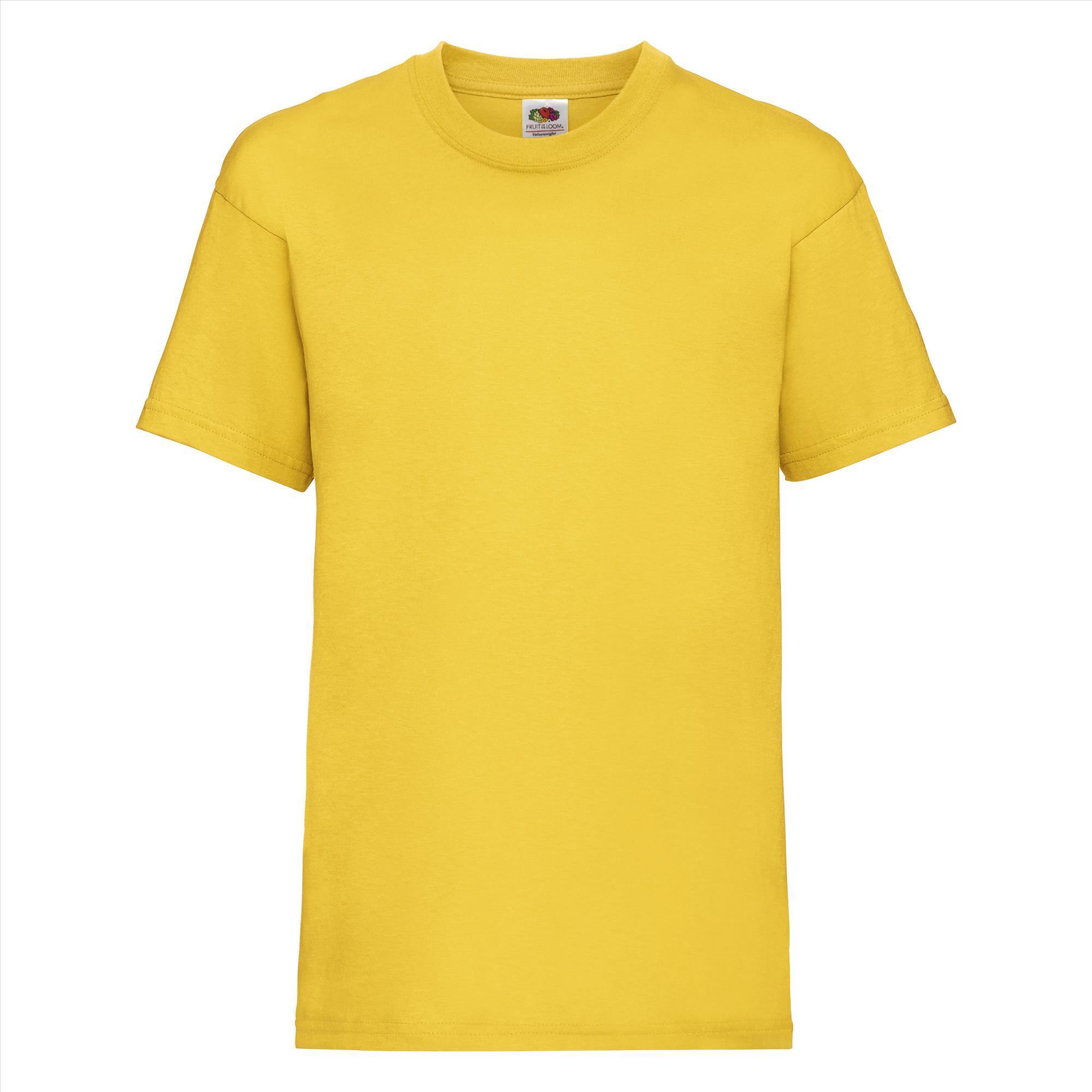 Gepersonaliseerde Kinder T-shirt zonnebloem geel Kinderkleding bedrukken