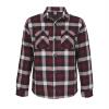 foto 1 Geruit overshirt medium burgundy