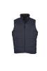 Gewatteerde basis unisex bodywarmer donkerblauw Winddicht Waterafstotend. personaliseren