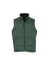 Gewatteerde basis unisex bodywarmer groen Winddicht Waterafstotend. personaliseren