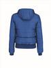 foto 2 Gewatteerde jas voor dames royal blauw en afneembare gevoerde capuchon