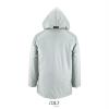 foto 2 Half lange jas metal grey gewatteerde voering unisex