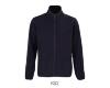 Heren fleece jacket donkerblauw van polyester te personaliseren