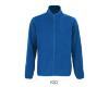 Heren fleece jacket royal blauw van polyester te personaliseren