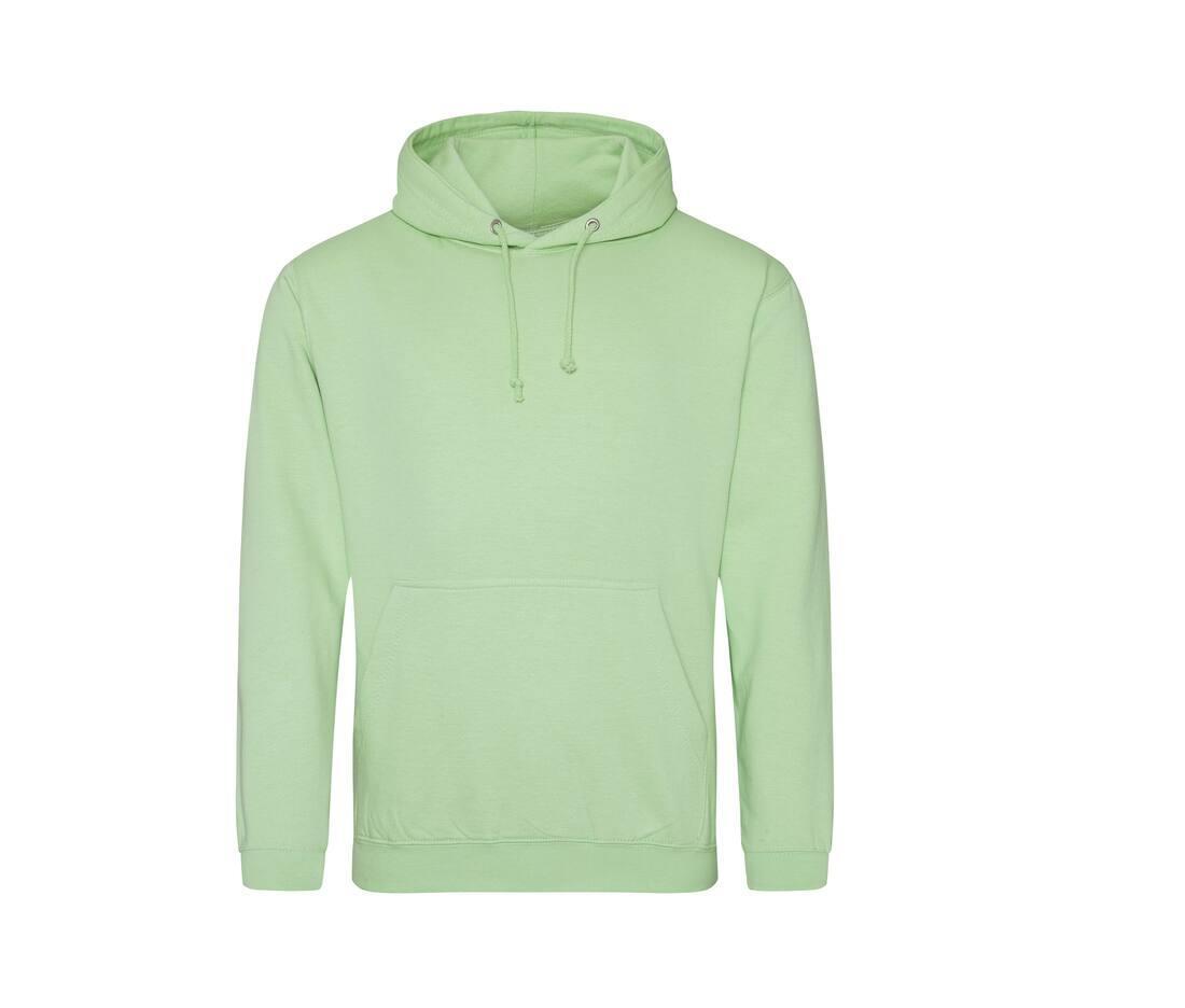 Heren hoodie appel groen perfect voor bedrukking van logo, tekst, foto