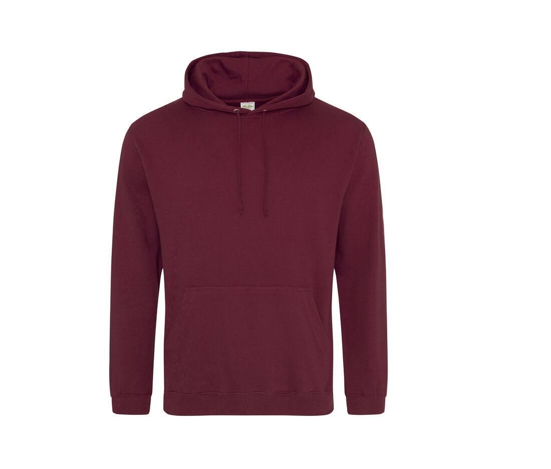 Heren hoodie bordeaux rood perfect voor bedrukking van logo, tekst, foto