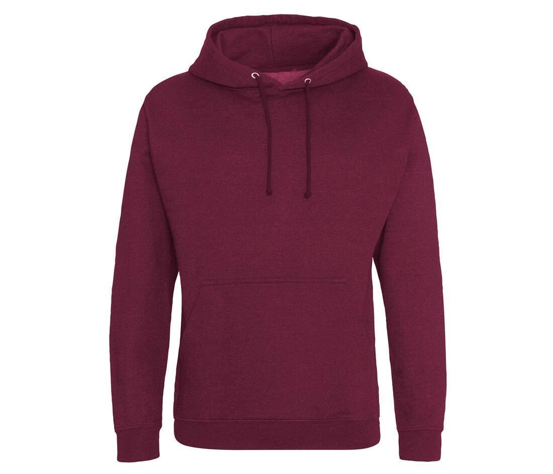 Heren hoodie burgundy smoke perfect voor bedrukking van logo, tekst, foto