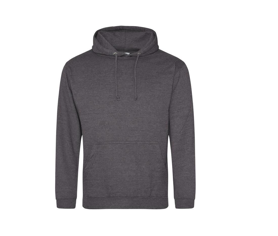 Heren hoodie charcoal perfect voor bedrukking van logo, tekst, foto