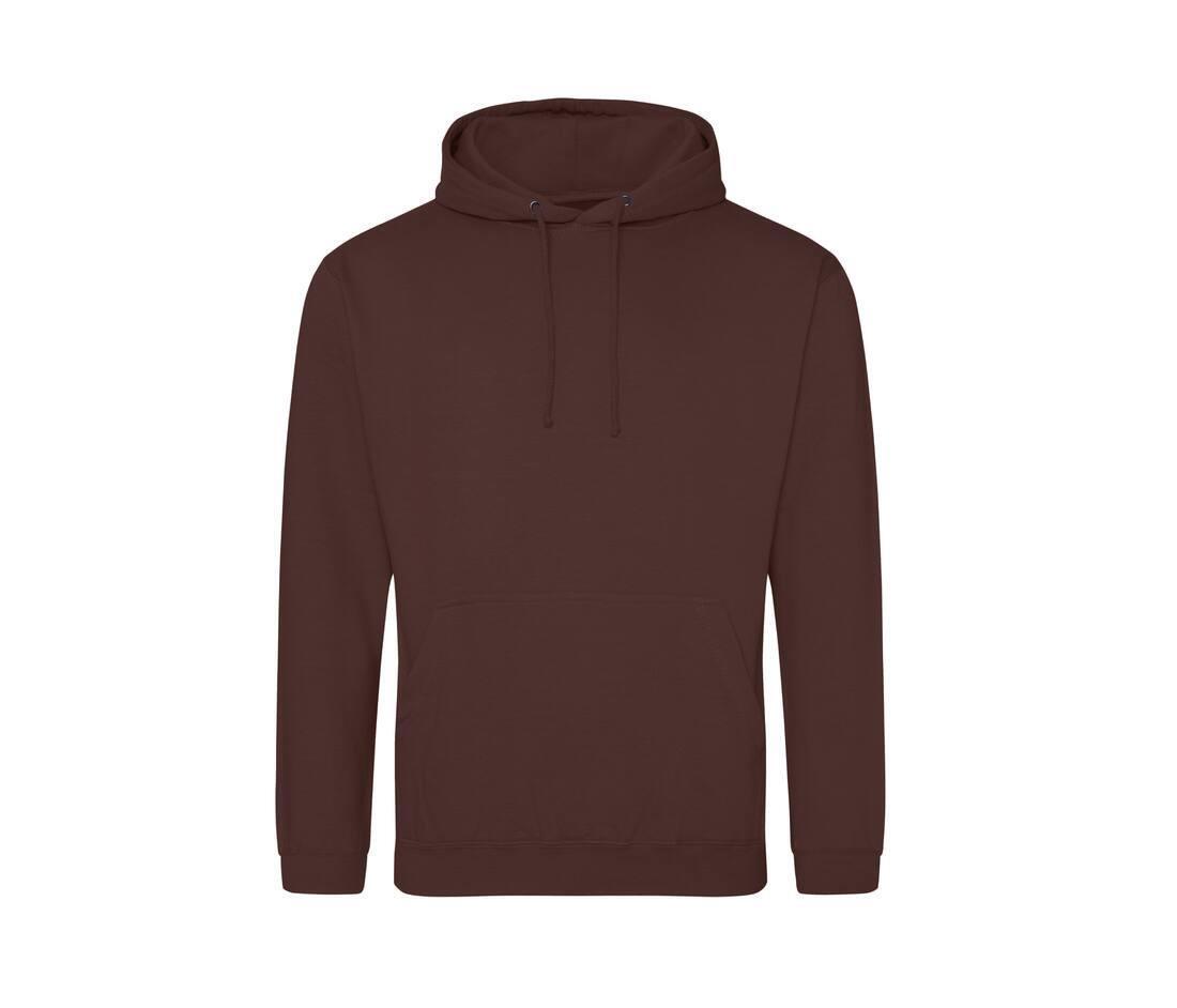 Heren hoodie chocolate fudge brownie perfect voor bedrukking van logo, tekst, foto