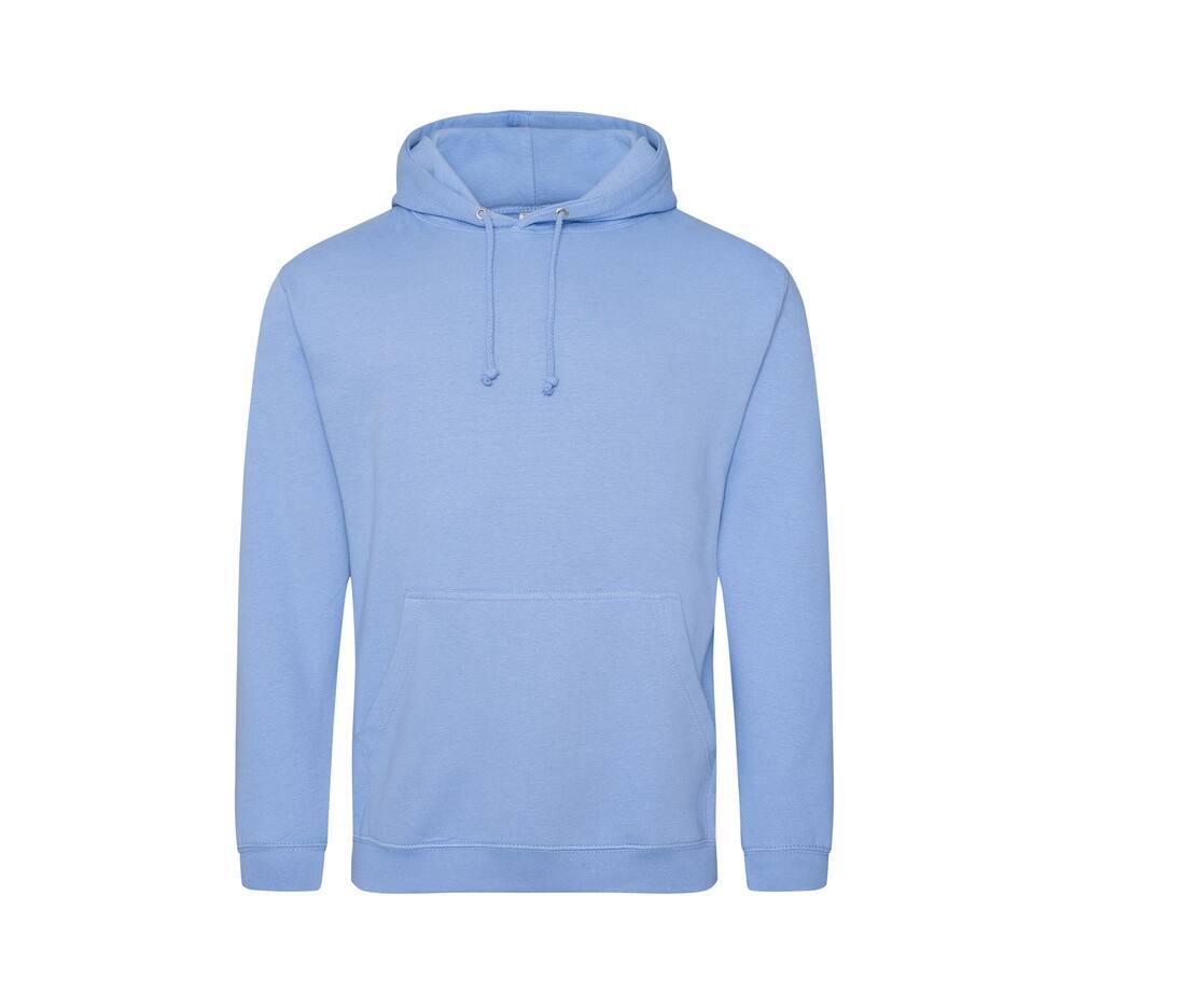 Heren hoodie cornflower blue perfect voor bedrukking van logo, tekst, foto