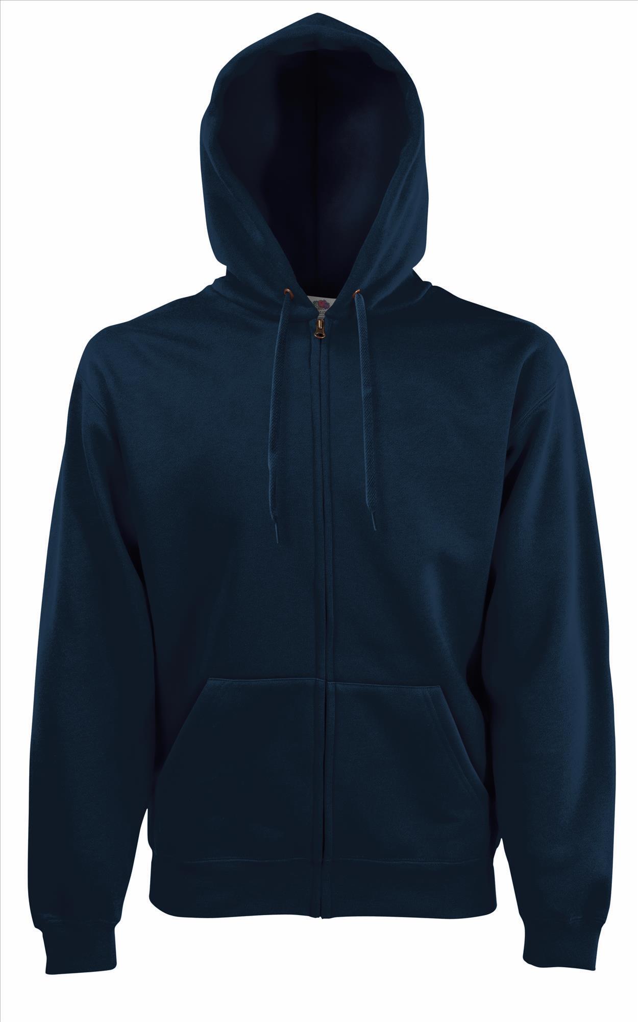 Heren Hoodie diep Marine blauw je eigen hoodie personaliseren bedrukken