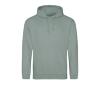 Heren hoodie dusty green perfect voor bedrukking van logo, tekst, foto