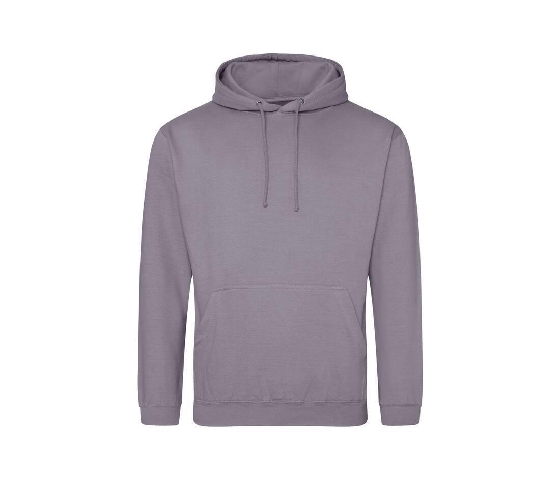 Heren hoodie dusty lilac perfect voor bedrukking van logo, tekst, foto