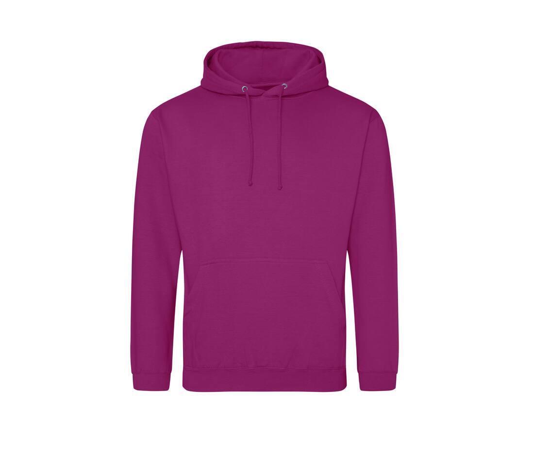 Heren hoodie festival fuchsia perfect voor bedrukking van logo, tekst, foto