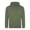 Heren hoodie groen perfect voor bedrukking van logo, tekst, foto