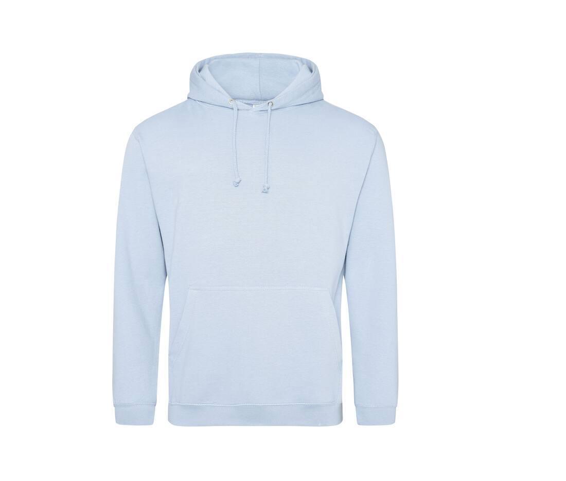 Heren hoodie hemelsblauw perfect voor bedrukking van logo, tekst, foto