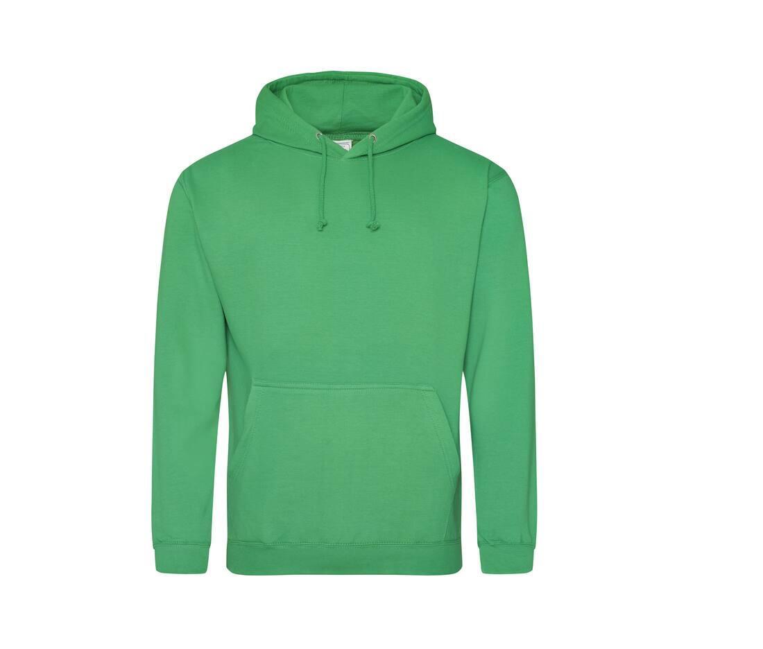 Heren hoodie kermitgroen perfect voor bedrukking van logo, tekst, foto