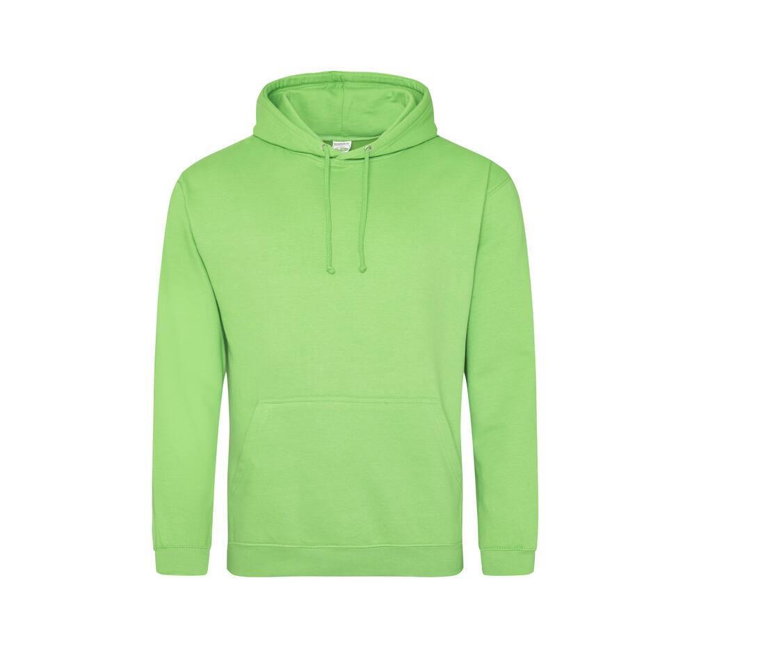 Heren hoodie lime green perfect voor bedrukking van logo, tekst, foto