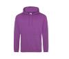 Heren hoodie magenta magic perfect voor bedrukking van logo, tekst, foto